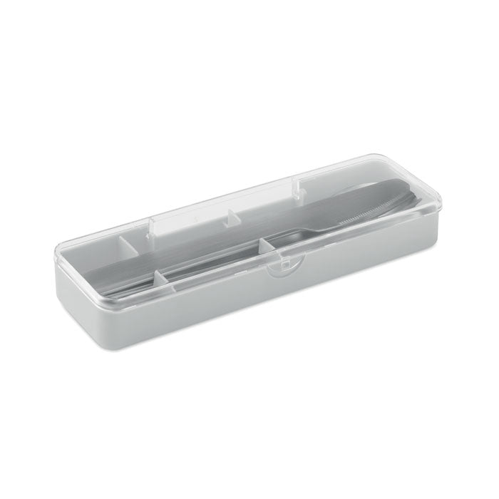 MESTECK Besteck-Set Edelstahl – Grau