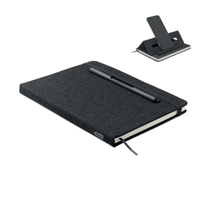 RINBOOK DIN A5 Notizbuch RPET – Schwarz