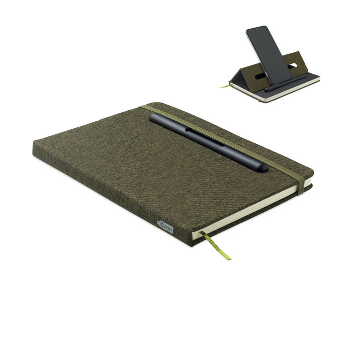 RINBOOK DIN A5 Notizbuch RPET – Dunkelgrün