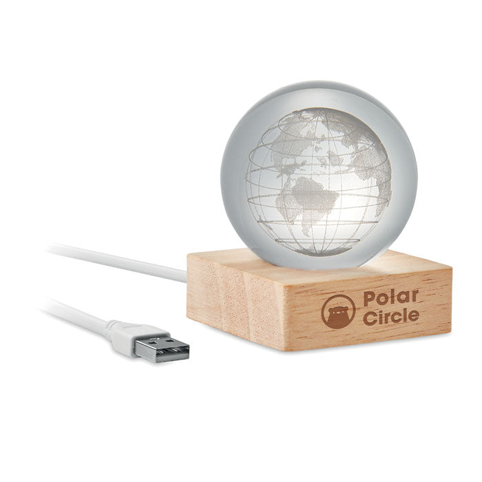 GLOBE LIGHT LED-Glaskugel Globus
