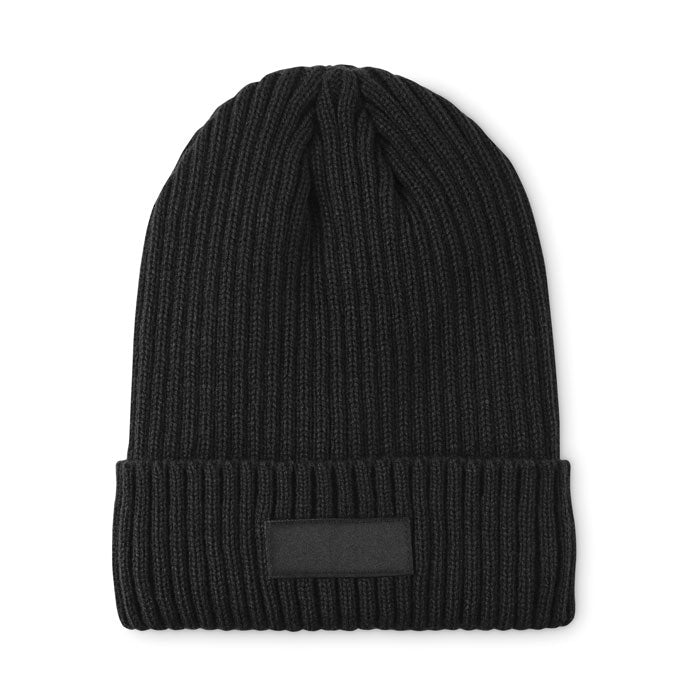 ANVIK 3M-Beanie mit Bündchen – Schwarz