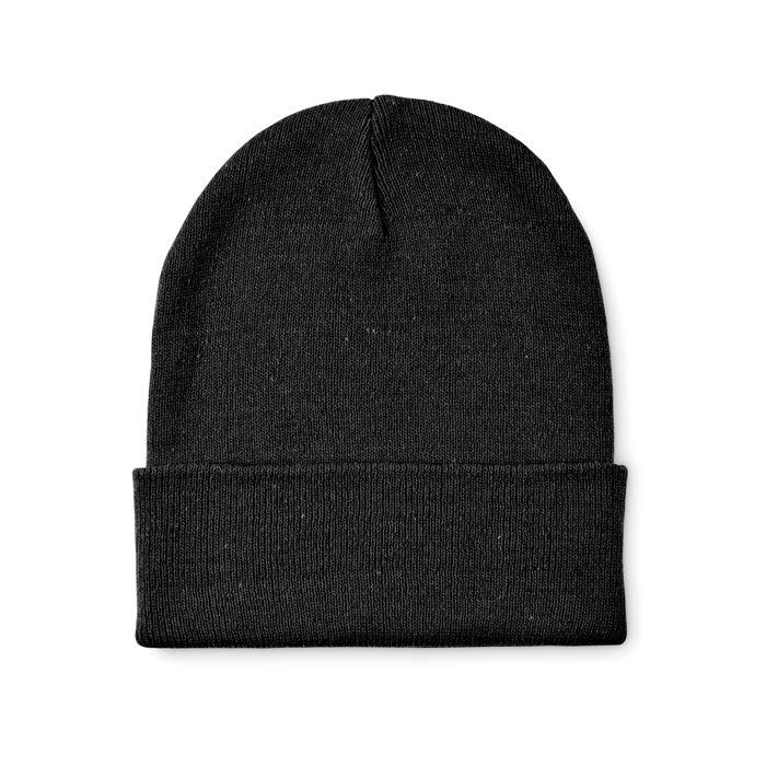 BEANIX Beanie mit Bündchen – Schwarz