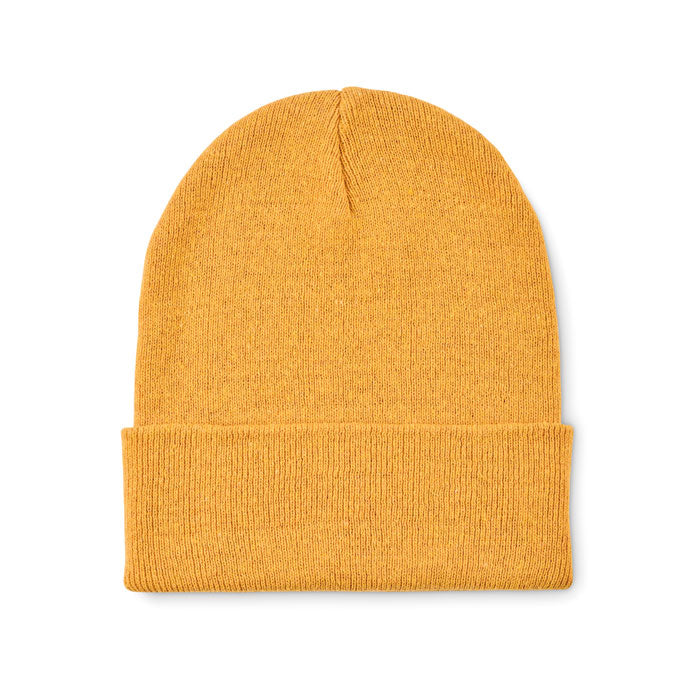 BEANIX Beanie mit Bündchen – Gelb