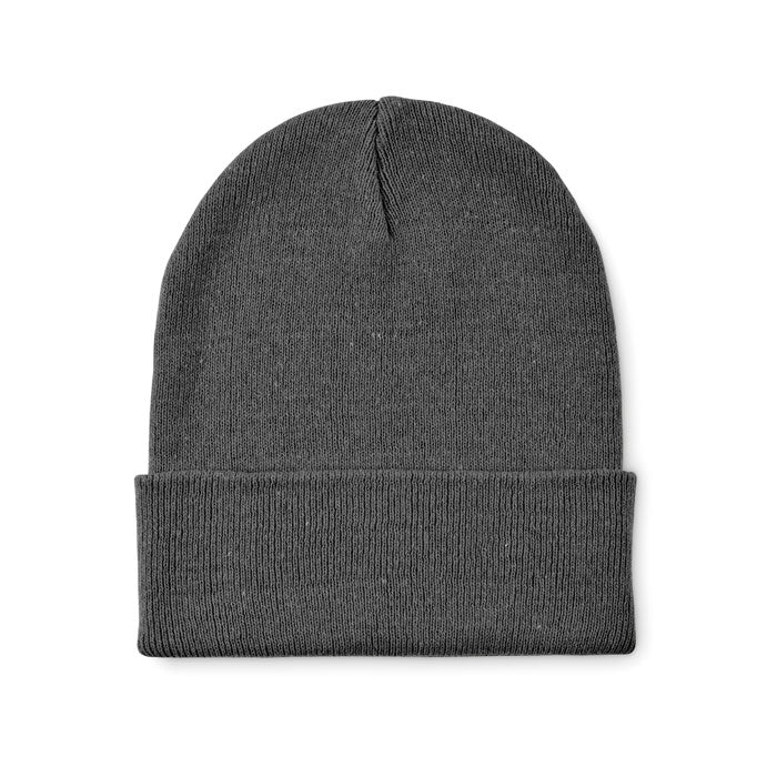 BEANIX Beanie mit Bündchen – Steingrau