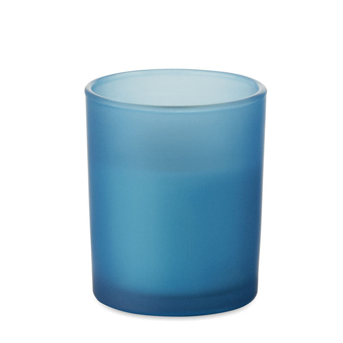 KIVAS WOOD Kerze aus Pflanzenwachs 80 g – Blau