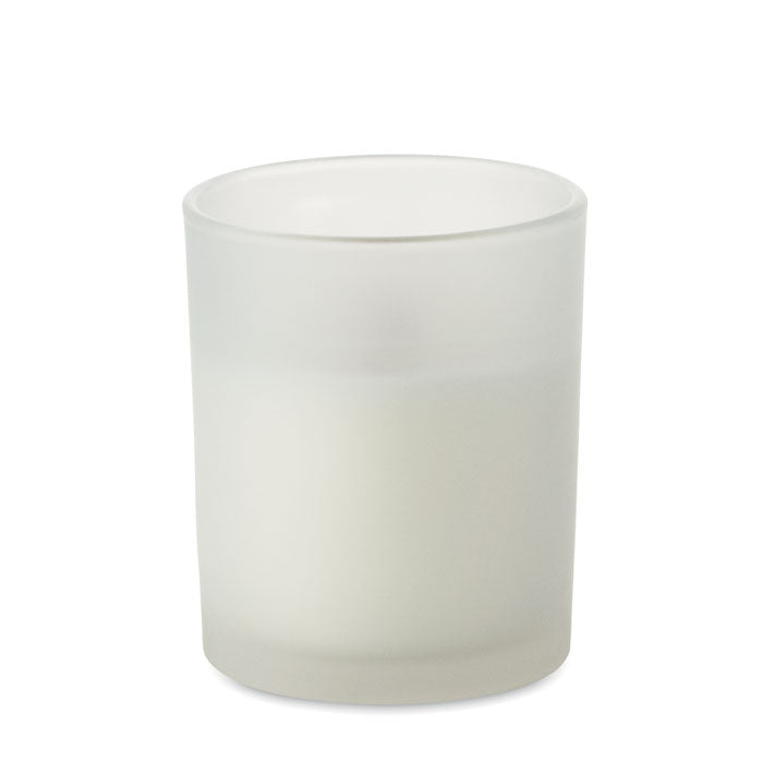 KIVAS WOOD Kerze aus Pflanzenwachs 80 g – Weiß