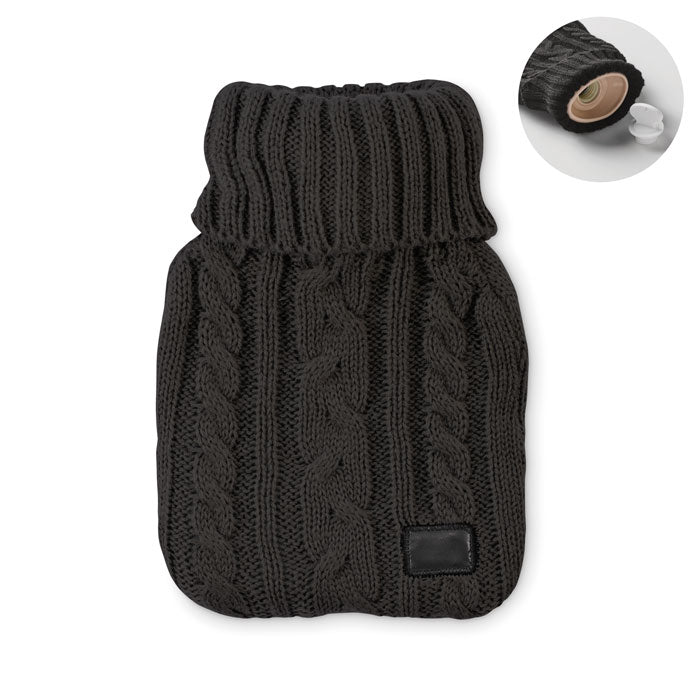 TOASTY Wärmflasche 400ml – Schwarz