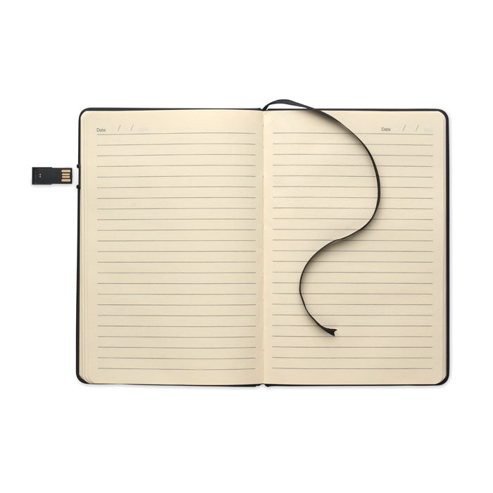 USBNOTE DIN A5 Notizbuch inkl. USB