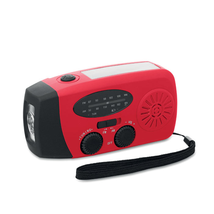 ONDA AM/FM Radio mit Taschenlampe MO2746- – Rot