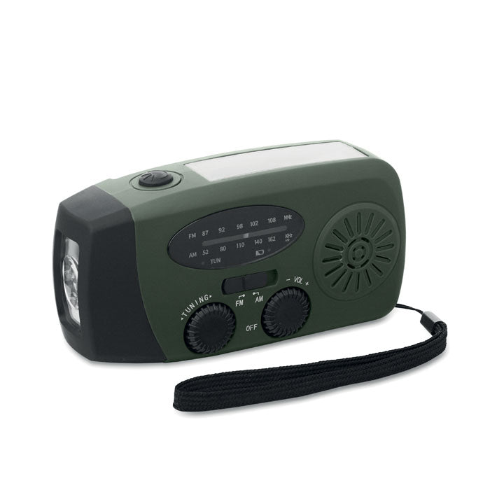 ONDA AM/FM Radio mit Taschenlampe MO2746- – Dunkelgrün