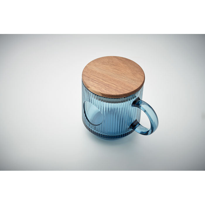 VITRIO MUG Gerippter Glasbecher 300ml