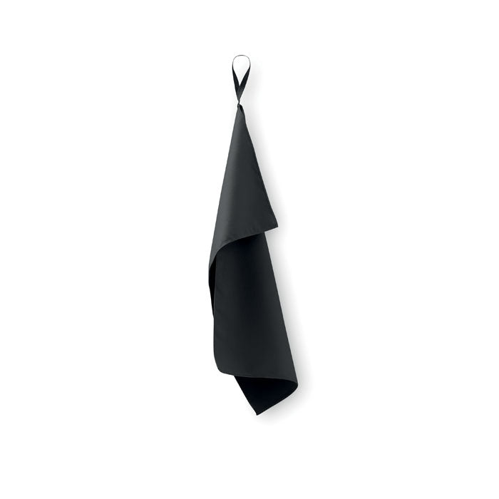 ATOLL 30 Mikrofaser-Handtuch – Schwarz