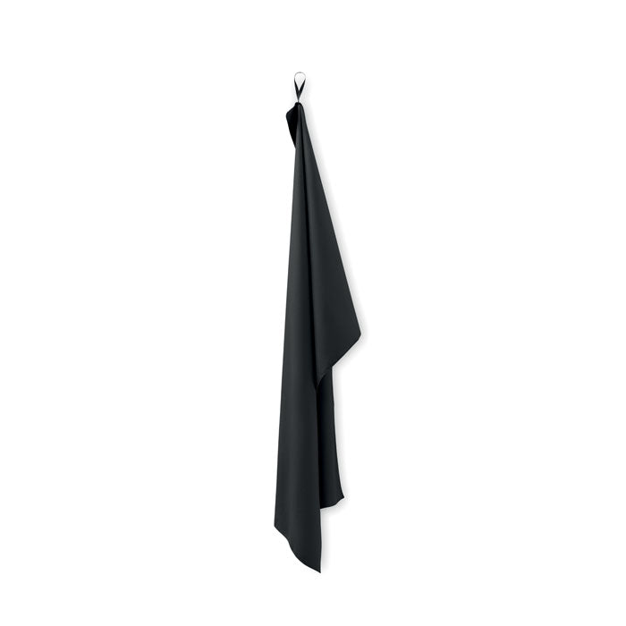 ATOLL 70 Mikrofaser-Handtuch – Schwarz