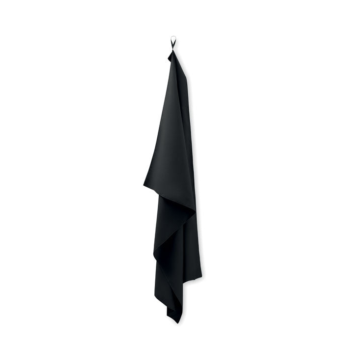 ATOLL 100 Mikrofaser-Handtuch – Schwarz