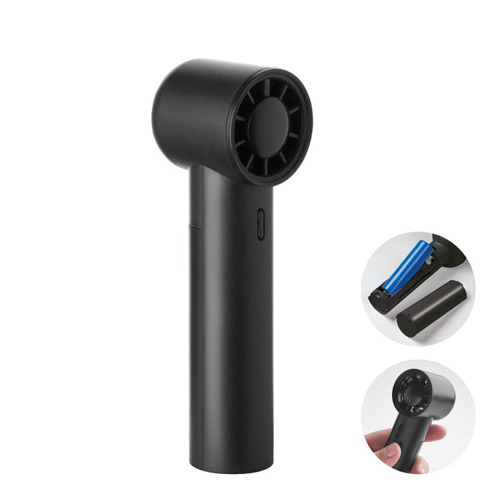 GLACI Mini-Handventilator – Schwarz