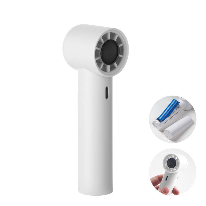GLACI Mini-Handventilator – Weiß
