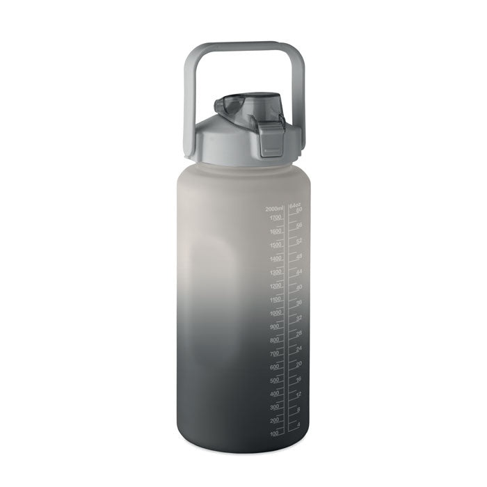 ACTIVATE MAX RPET-Trinkflasche 2000ml – Schwarz