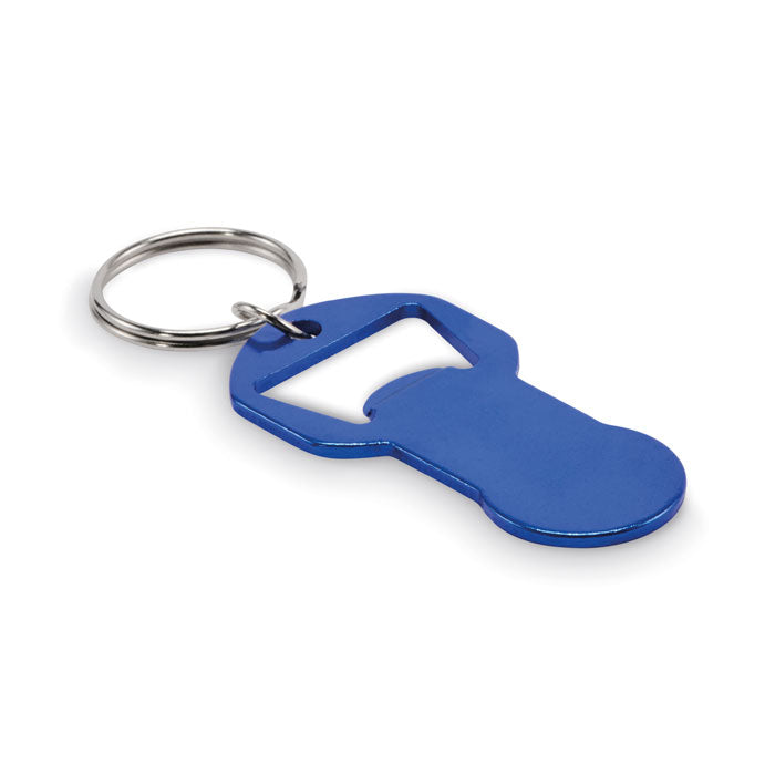 CLAVE Schlüsselring mit Kapselheber – Blau