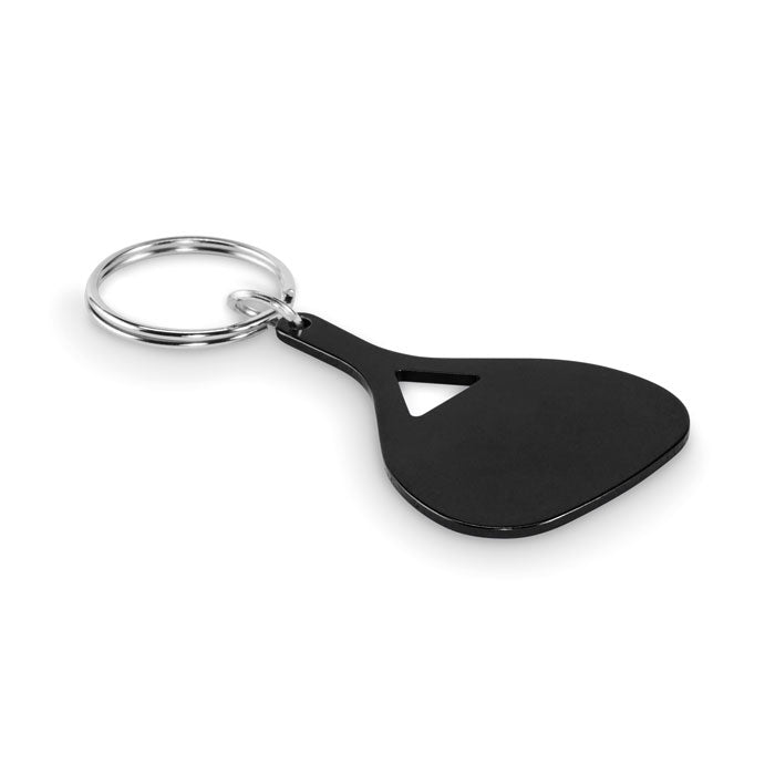 KEPAD Schlüsselring aus Aluminium – Schwarz