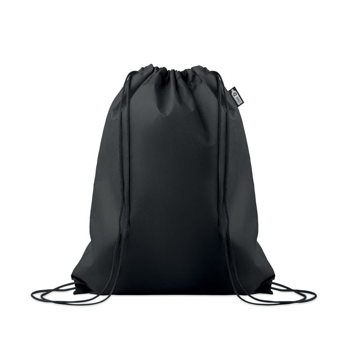 DAFFY RPET Beutel mit Kordelzug Non Woven – Schwarz