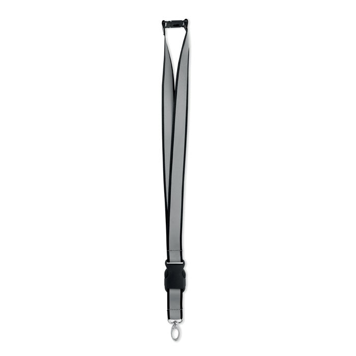 TOSEE Reflektierendes RPET-Lanyard – Schwarz