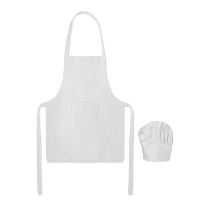 KID CHEF Küchen-Set für Kinder – Weiß
