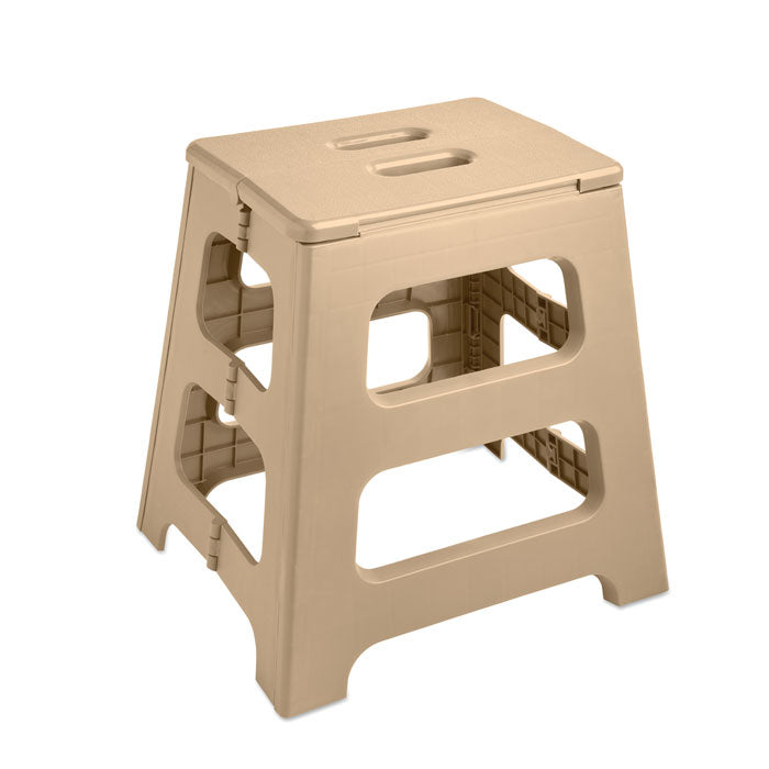 JAK Tragbarer, klappbarer Hocker – Beige