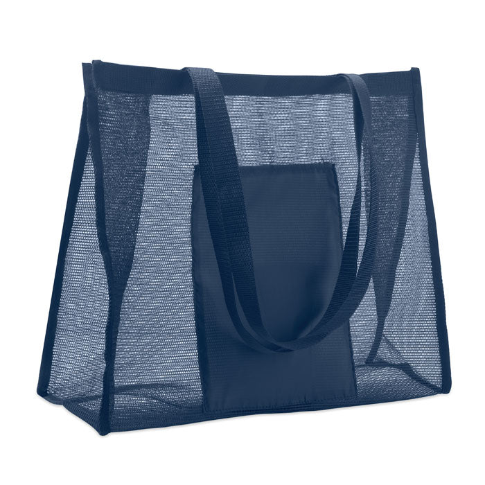 LIMP RPET-Mesh-Einkaufstasche – Blau