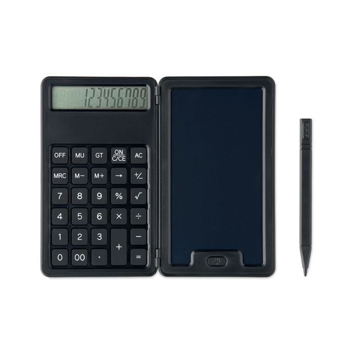 CLERK Taschenrechner mit LCD-Tafel – Schwarz