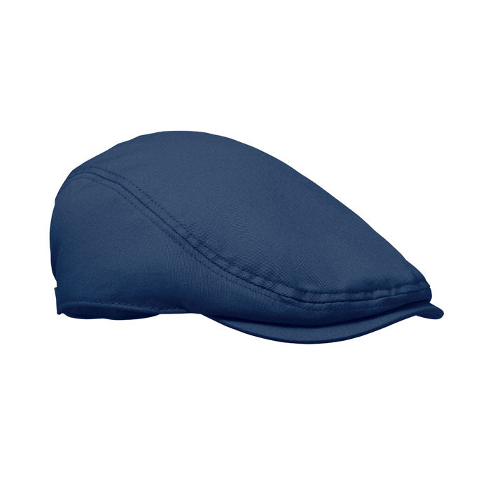 FLAT PEAK Newsboy-Kappe 235 g/m² – Blau