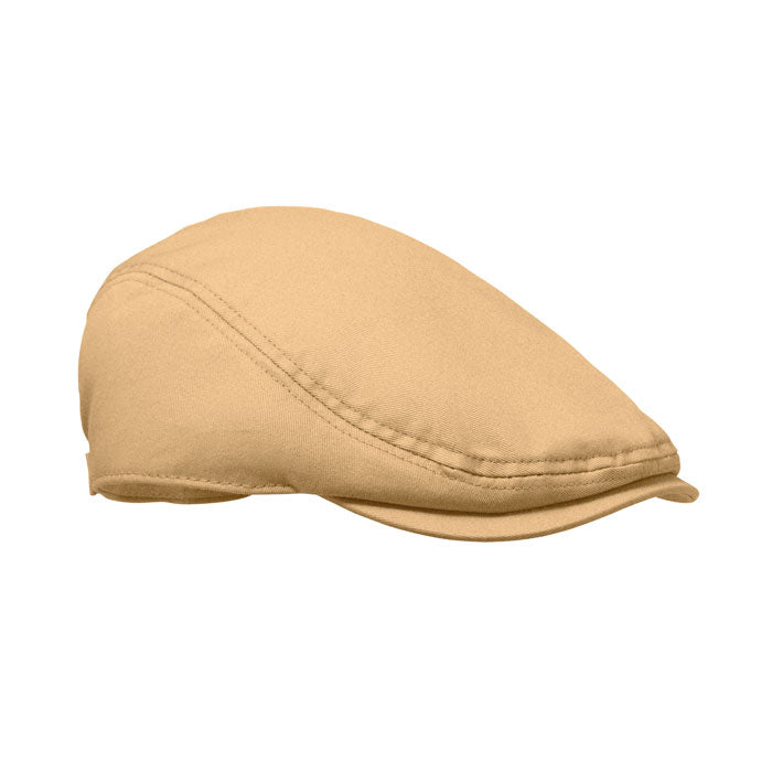 FLAT PEAK Newsboy-Kappe 235 g/m² – Khaki