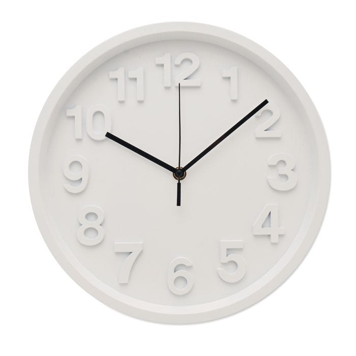 MURO Wanduhr aus PP – Weiß