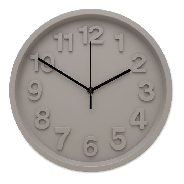 MURO Wanduhr aus PP – Grau