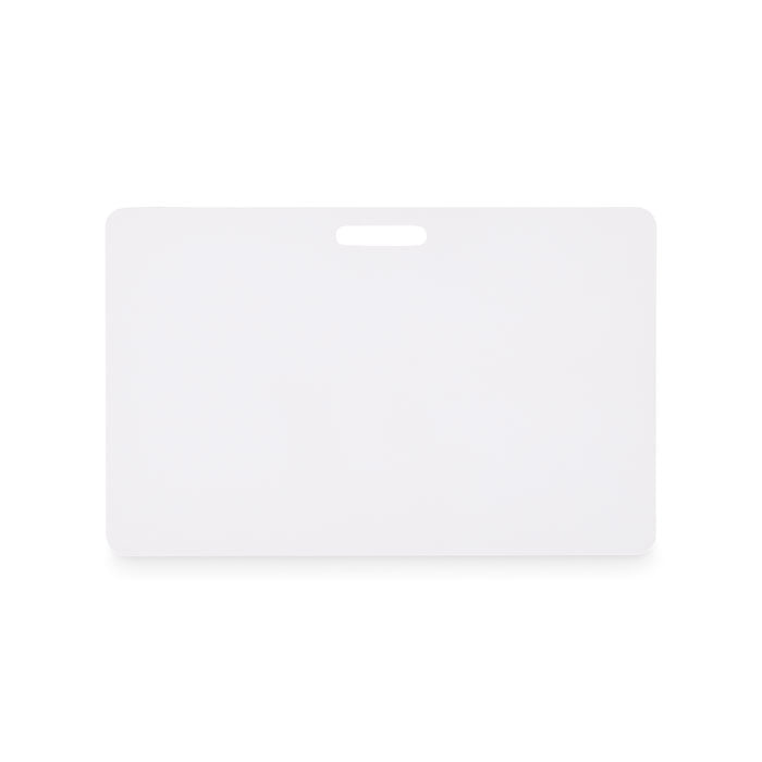 BADSMALL Lanyard-Ausweis 54 x 86 mm – Weiß