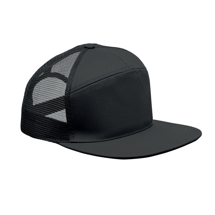 BEAD Flache Kappe 7 Panels – Schwarz
