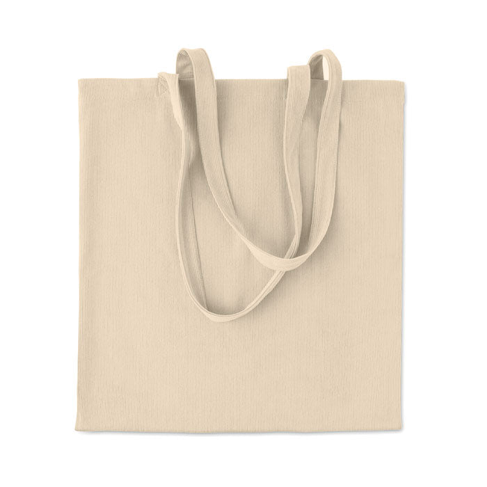 CORDY B Einkaufstasche aus Kord – Beige
