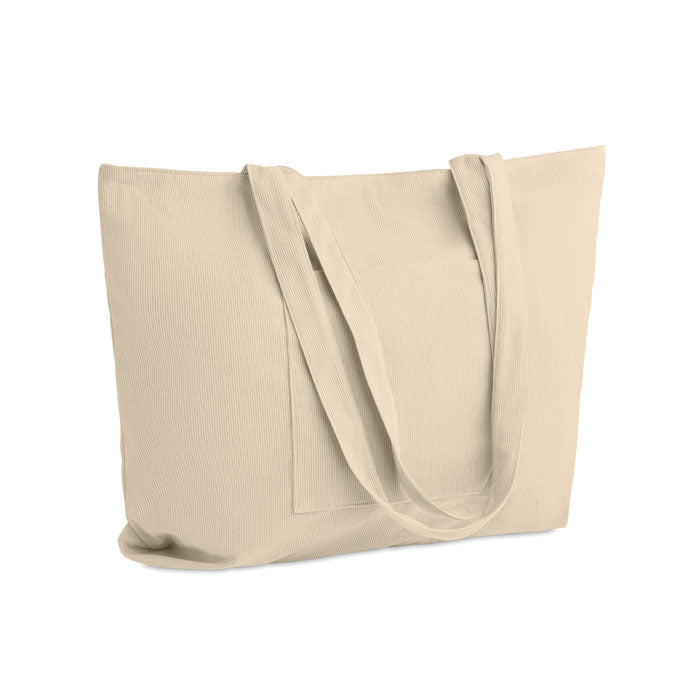 CORDY G Einkaufstasche Kord-Polyester – Beige