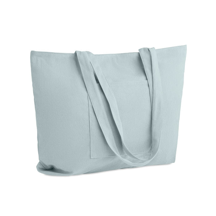 CORDY G Einkaufstasche Kord-Polyester – Babyblau