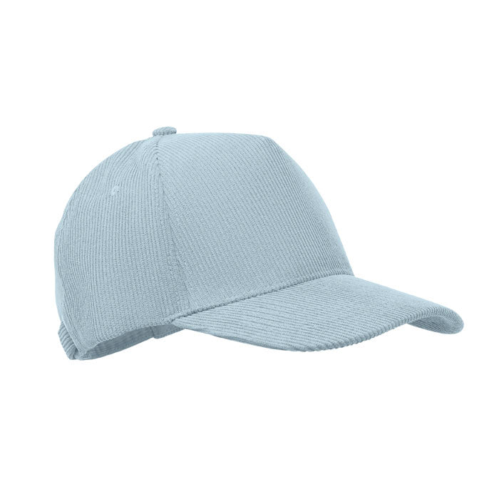 WALE Baseball Kappe 5 Panels Cord – Babyblau