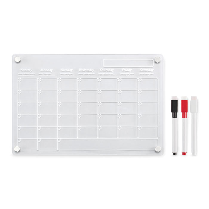 PLANIT Magnetischer Monatsplaner – Transparent