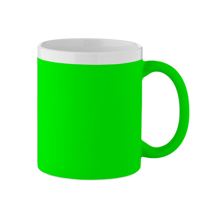 MUGIVA Keramikbecher 300 ml – Neon Grün