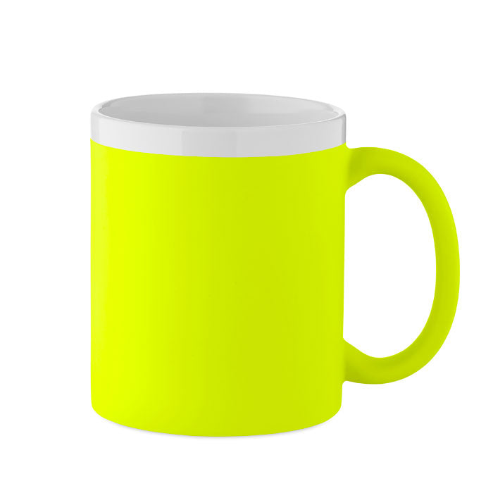 MUGIVA Keramikbecher 300 ml – Neon Gelb