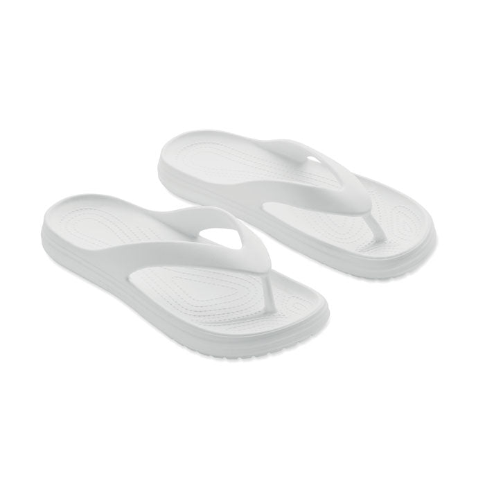EVASLIP Zehensandalen Größe 38/39 – Weiß