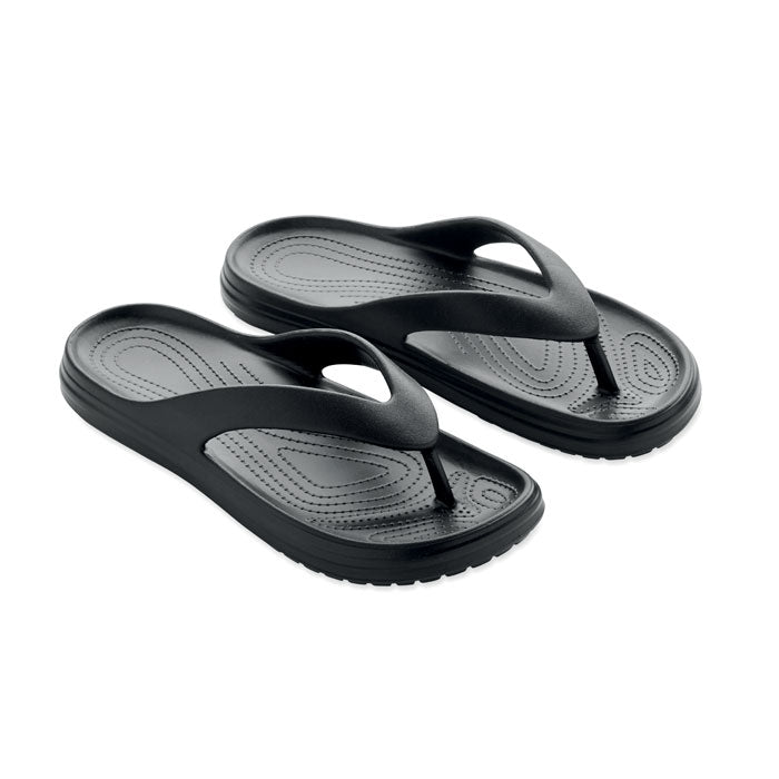 EVASLIP Zehensandalen Größe 40/41 – Schwarz