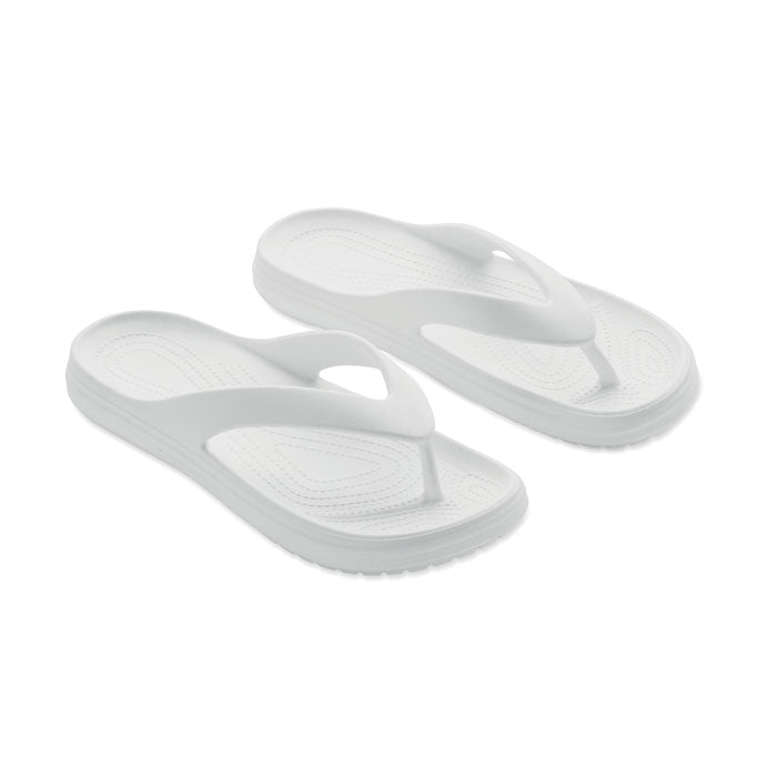 EVASLIP Zehensandalen Größe 40/41 – Weiß