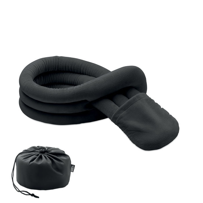 WRAP IT Flexibles Reisekissen – Schwarz