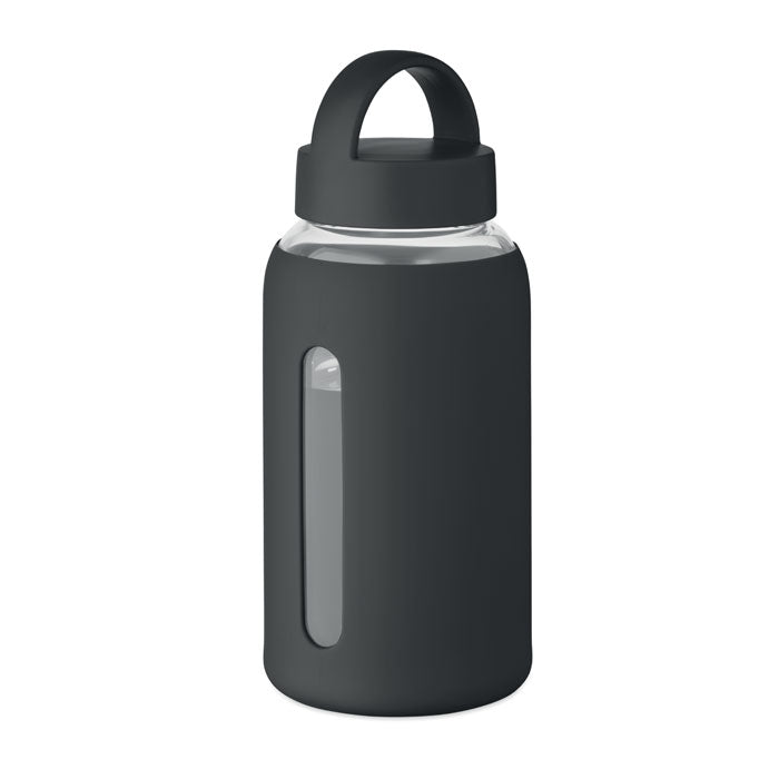BORIS Flasche Borosilikatglas 600ml – Schwarz