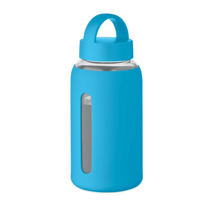BORIS Flasche Borosilikatglas 600ml – Türkis