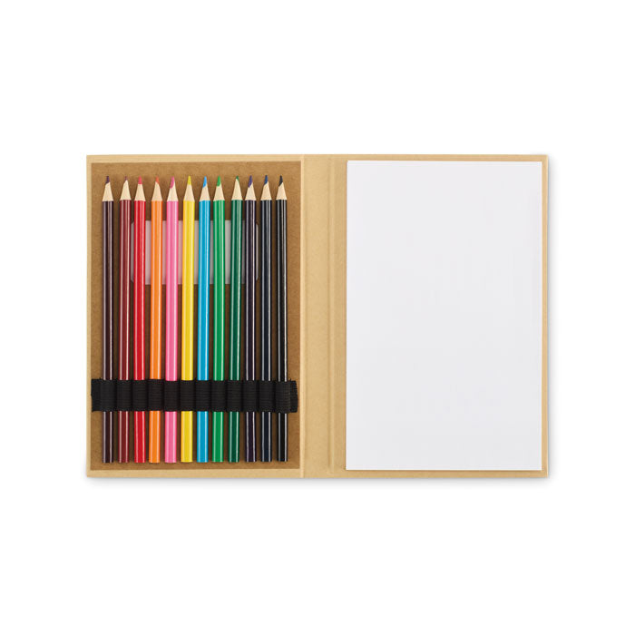 FUNSKETCH Malset mit 12 Buntstiften – Beige