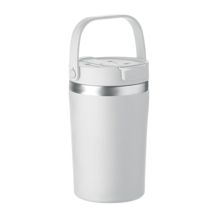 COZYCUP Doppelwandiger Becher 350 ml – Weiß